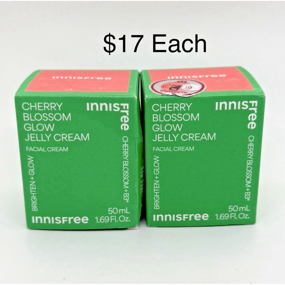 INNISFREE Cherry Blossom Glow Jelly Facial Cream 1.69 Fl. Oz. Brighten Korea NEW